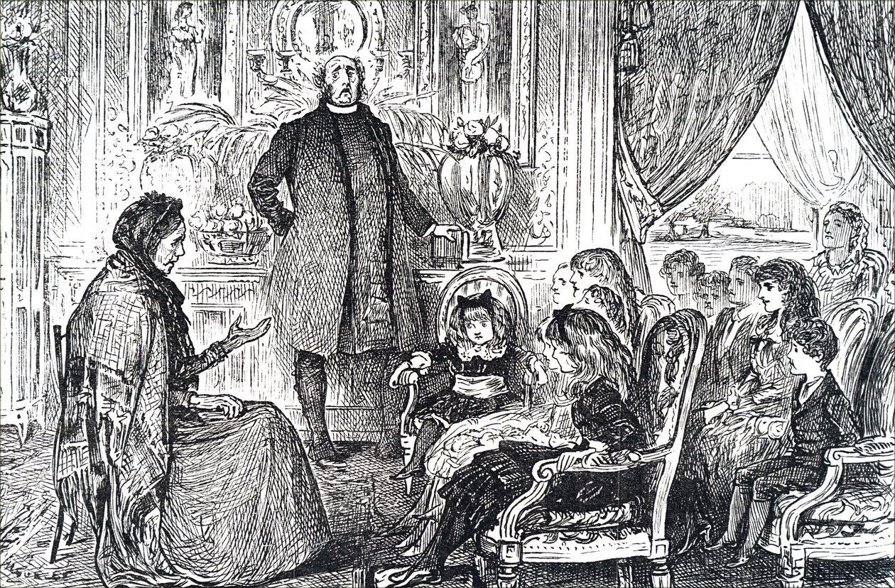 En søndagsskoleklasse. av George du Maurier