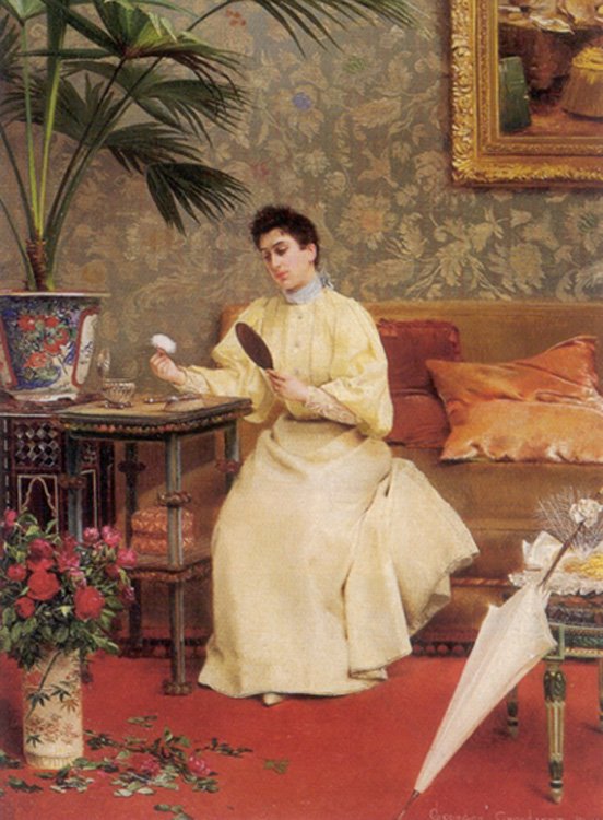 The Powder Puff av Georges Croegaert