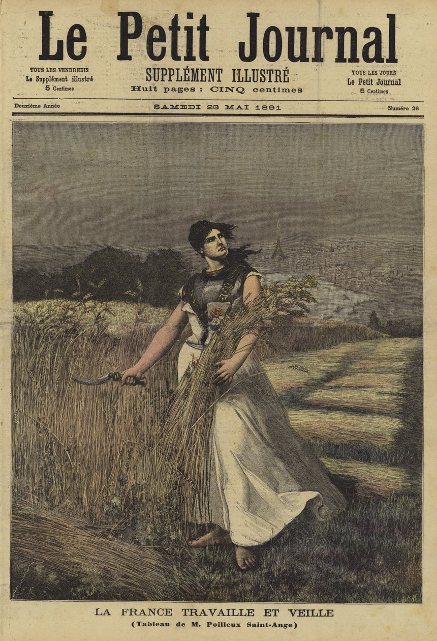 Forside av Le Petit Journal, 23. mai 1891 av Georges Louis Poilleux Saint Ange