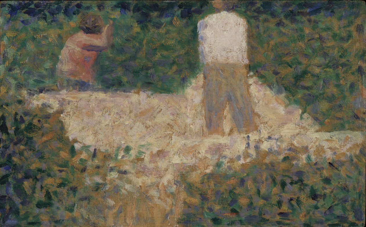 To steinbrytere, ca. 1881 av Georges Seurat