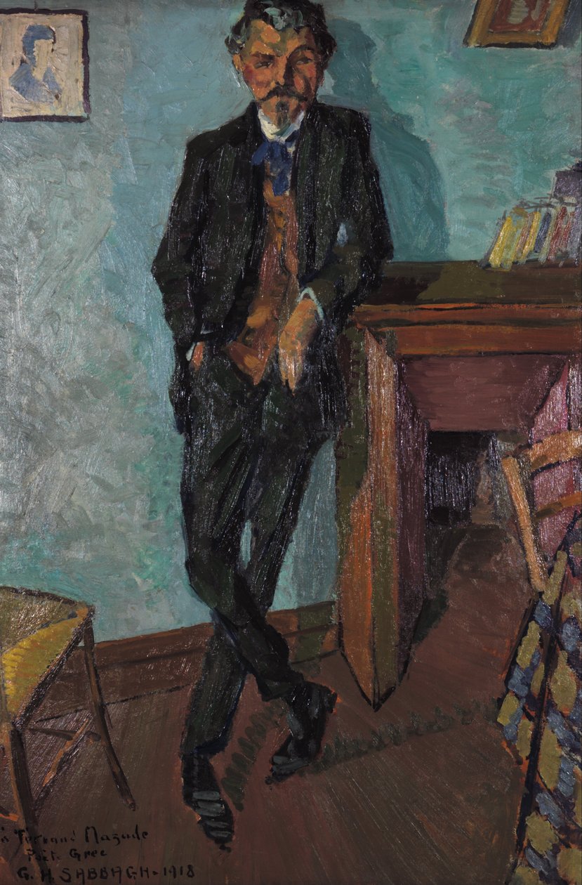 Den greske poeten Fernand Mazade av Georges Sabbagh