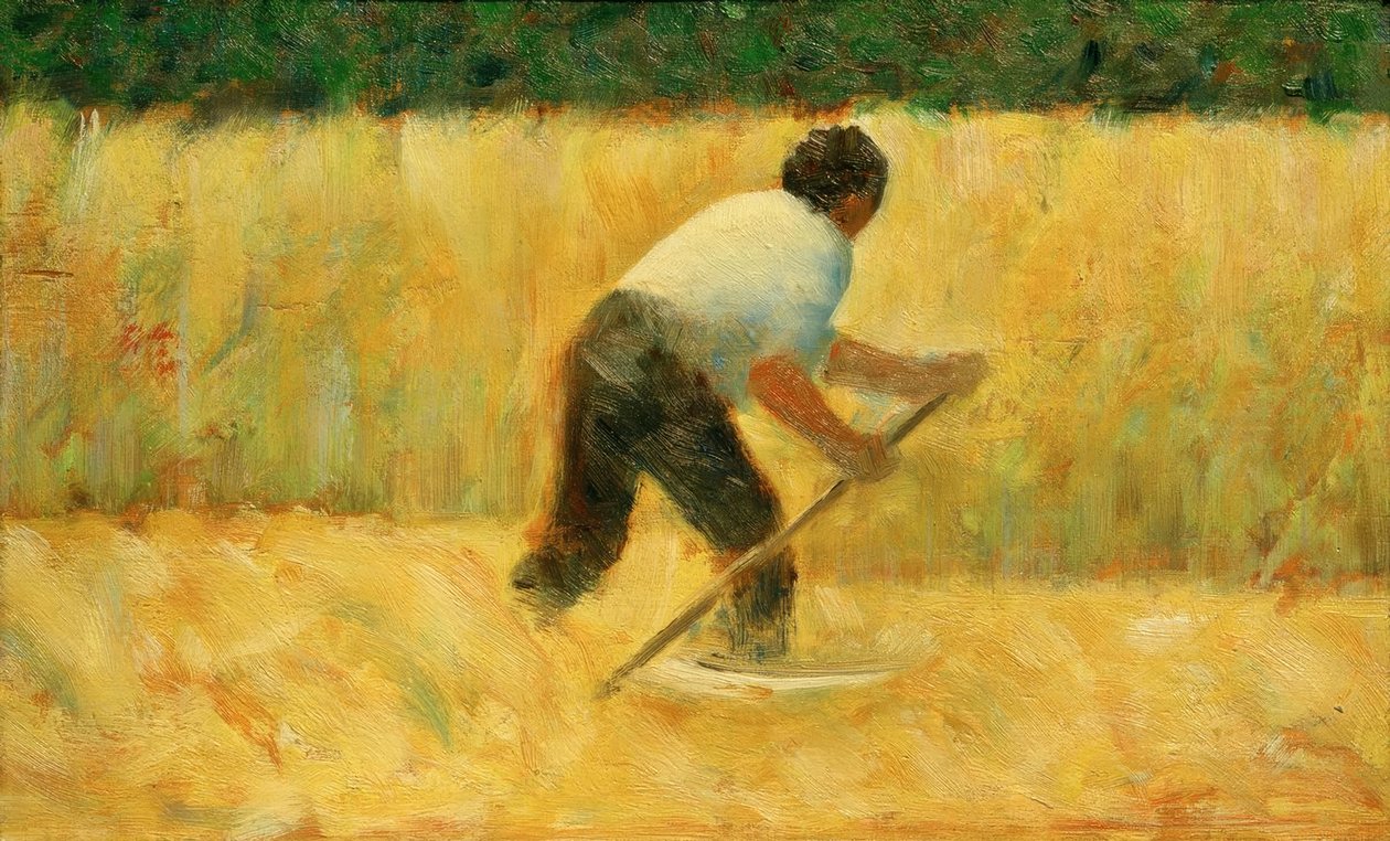 Le Faucheur (klipperen) av Georges Seurat