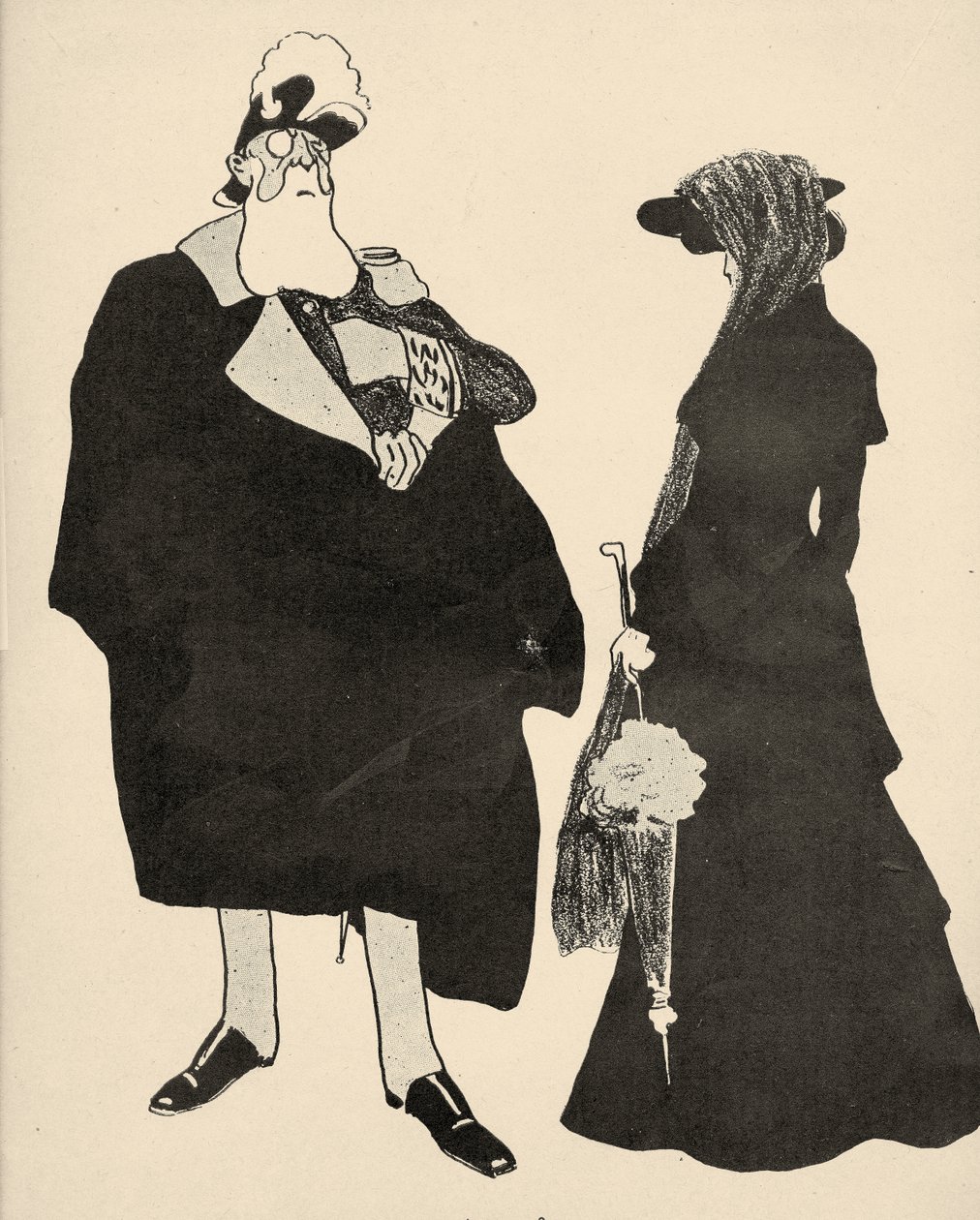 Leopold II og hans datter 1904. av Georges d 1878 1937 Ostoya