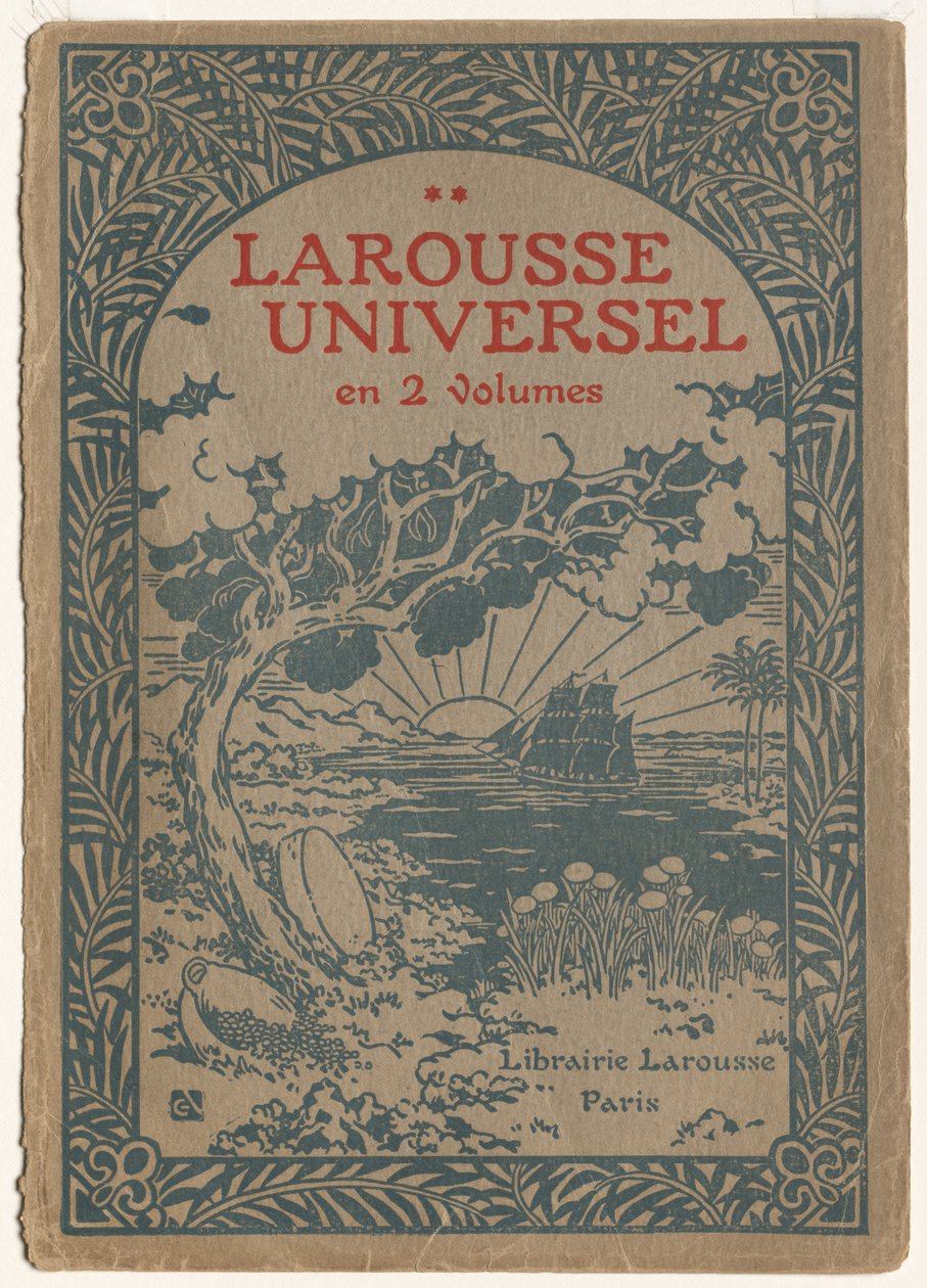 Larousse Universal: Cover Larousse Universal. av Georges Auriol