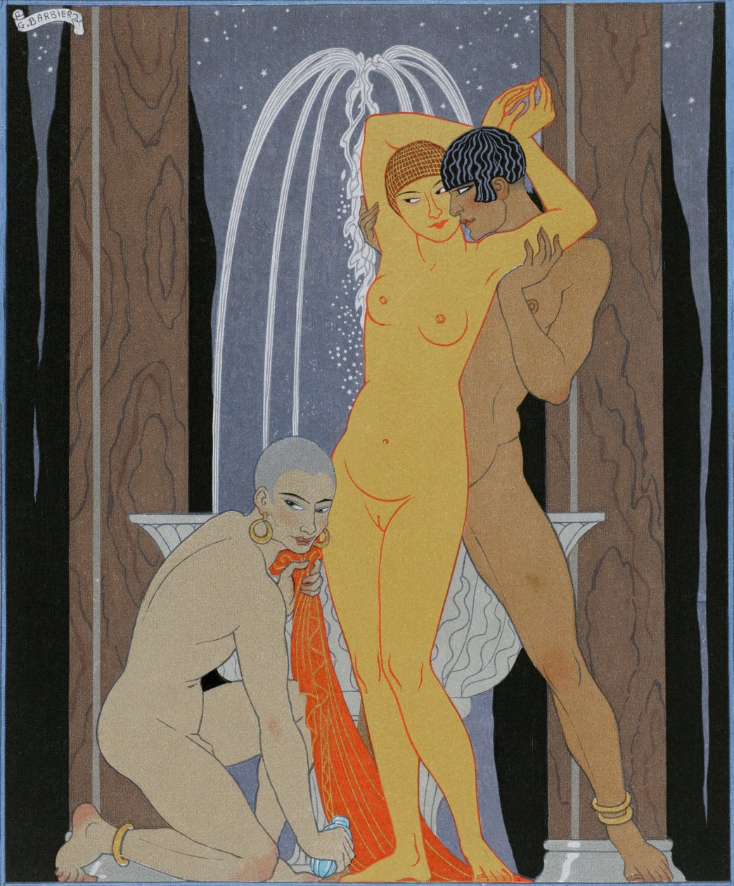 Clodia, Immodest Matron (Clodia, Immodest Matron) av Georges Barbier