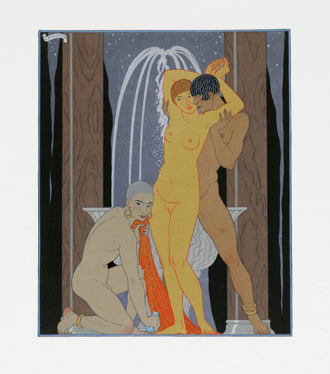 Clodia, Immodest Matron (Clodia, Immodest Matron) av Georges Barbier