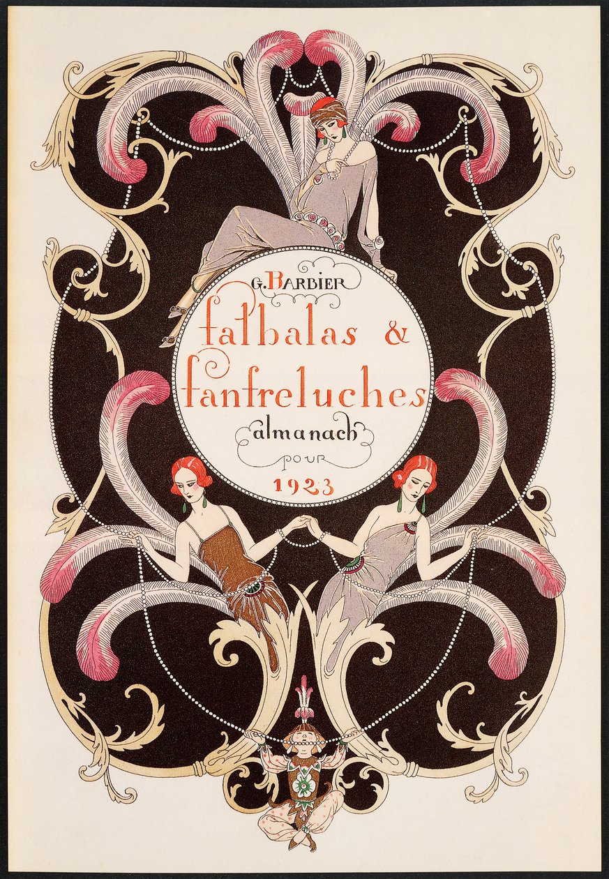 Falbalas et Franfreluches, motealmanakk av Georges Barbier