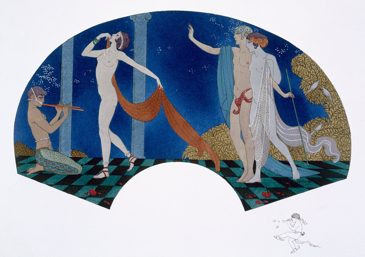 Viftedesign av Georges Barbier