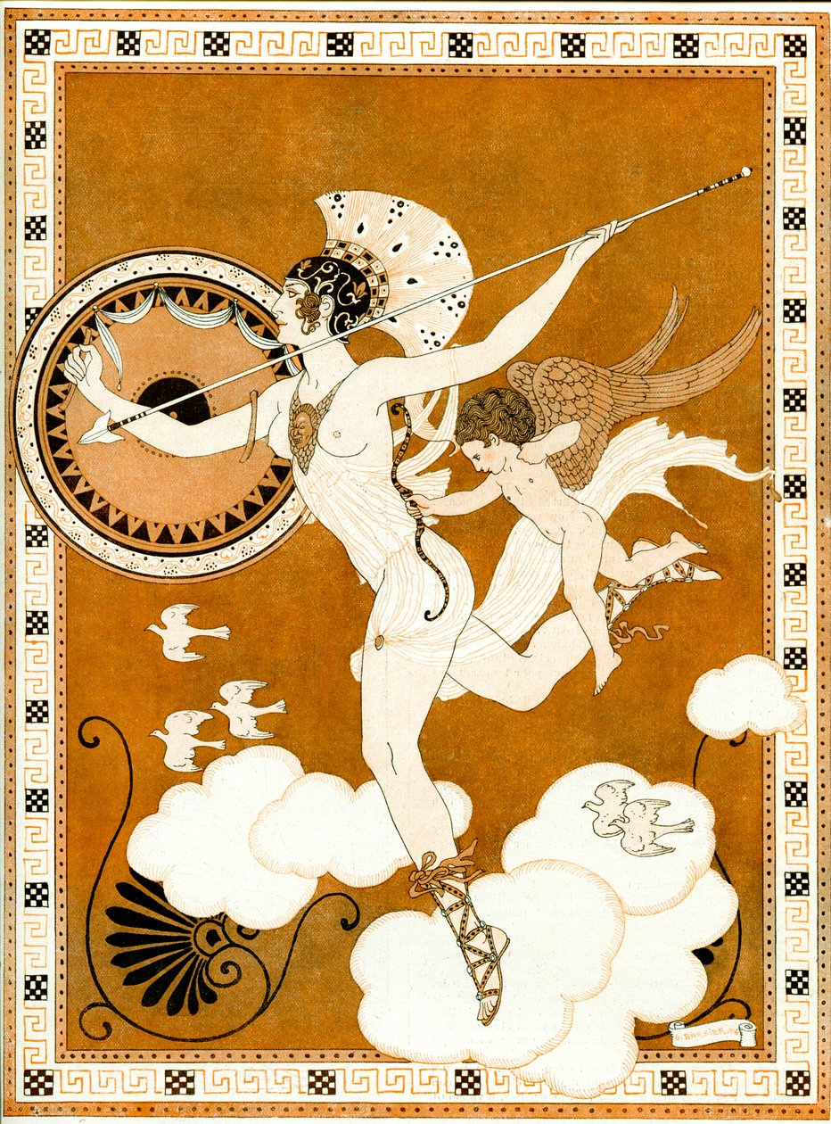 Amazonas 1916 (stensil) av Georges Barbier