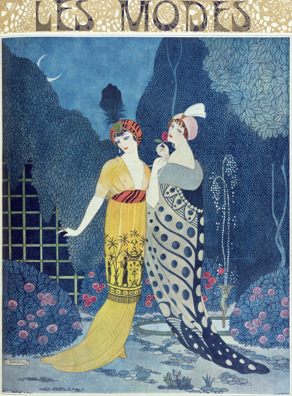 Les Modes (farge litho) av Georges Barbier