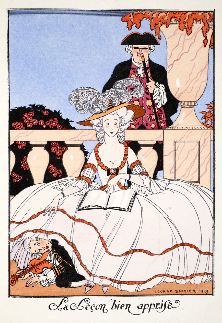 Leksjonen godt lært av Georges Barbier