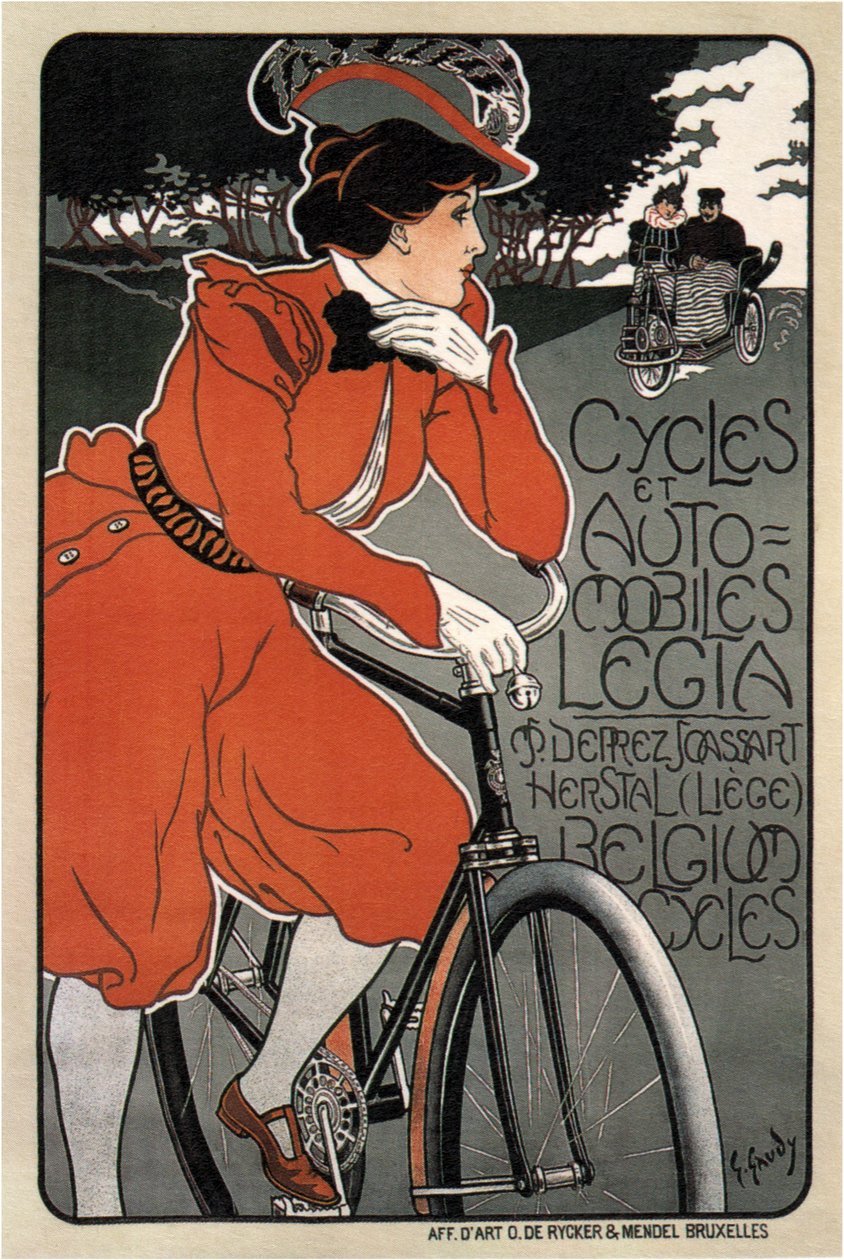 Cycles Automobiles Legia, 1898 av Georges Gaudy