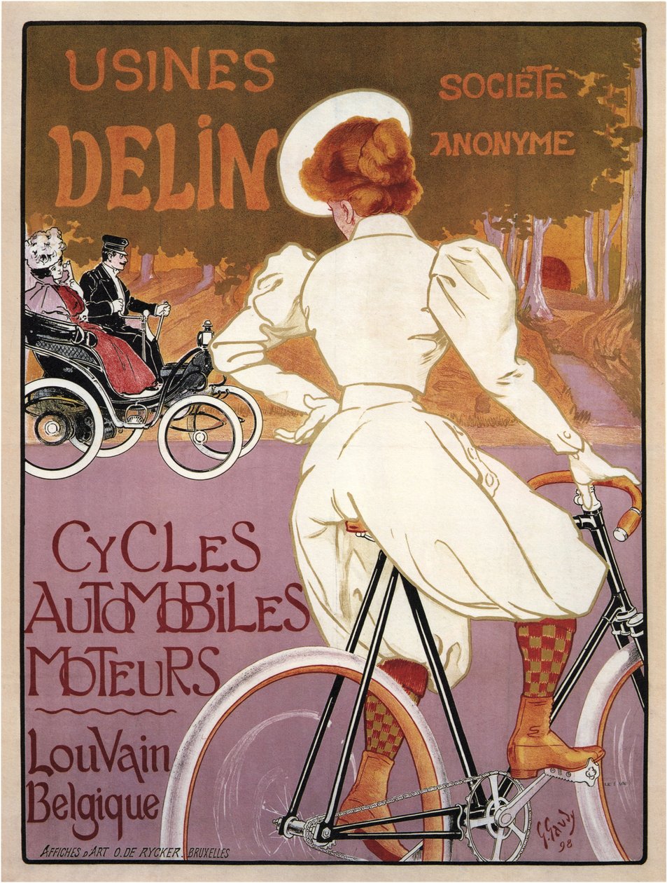 Delin Auto Cycles Engines, 1898 av Georges Gaudy