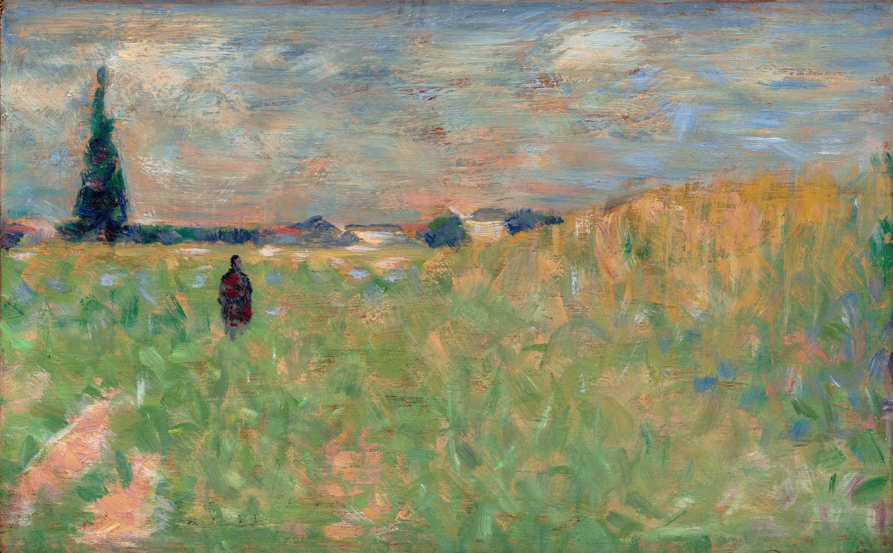 Et sommerlandskap, 1883. av Georges Pierre Seurat