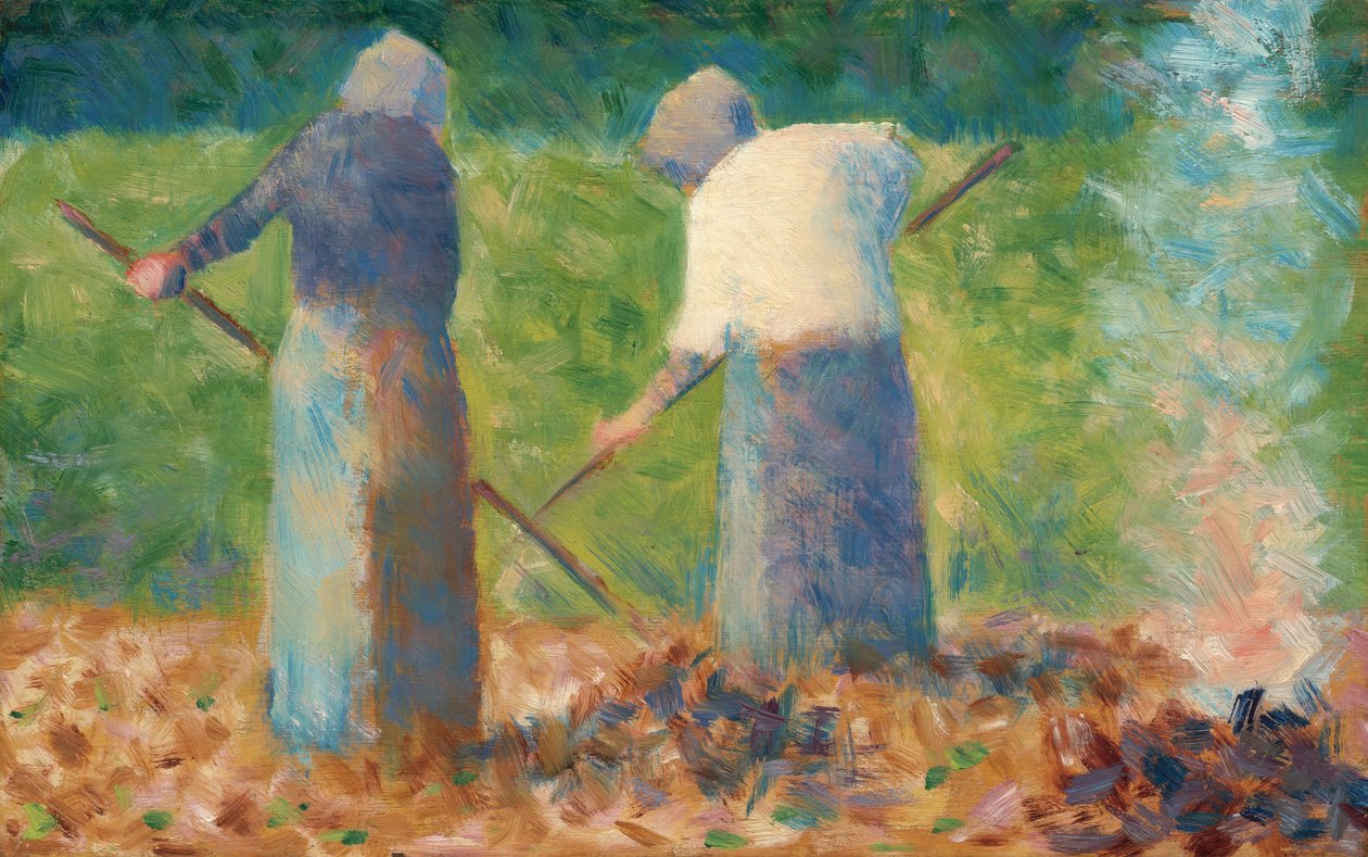 Hømakere i Montfermeil, ca. 1882. av Georges Pierre Seurat