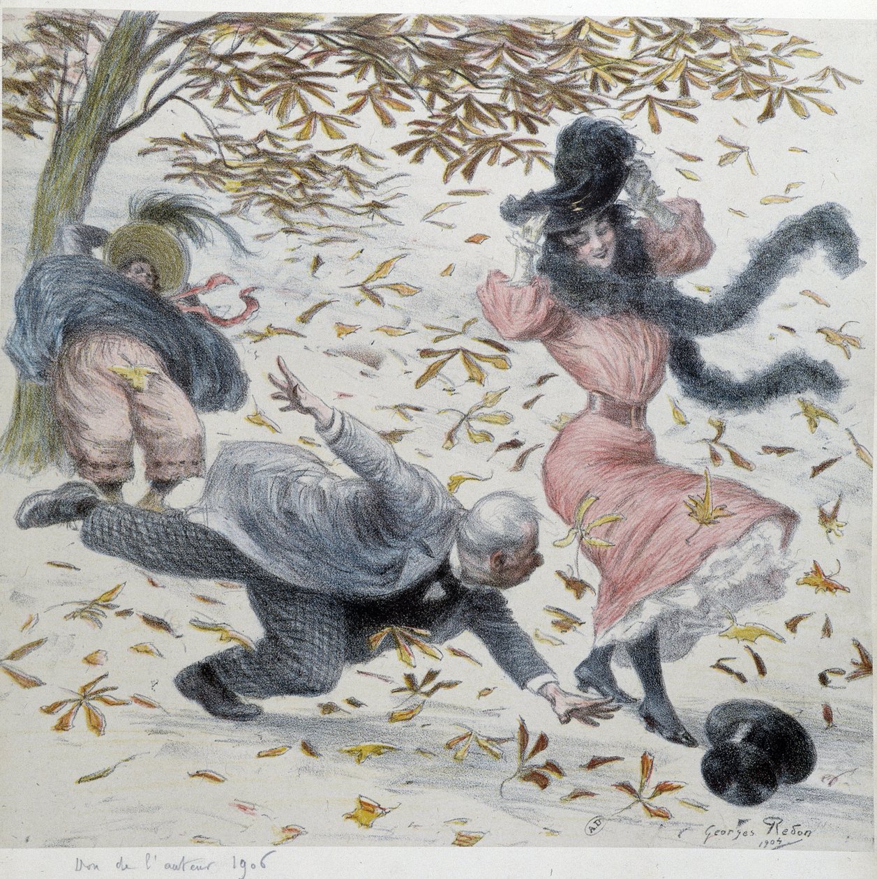 Vinden, 1904 av Georges Redon