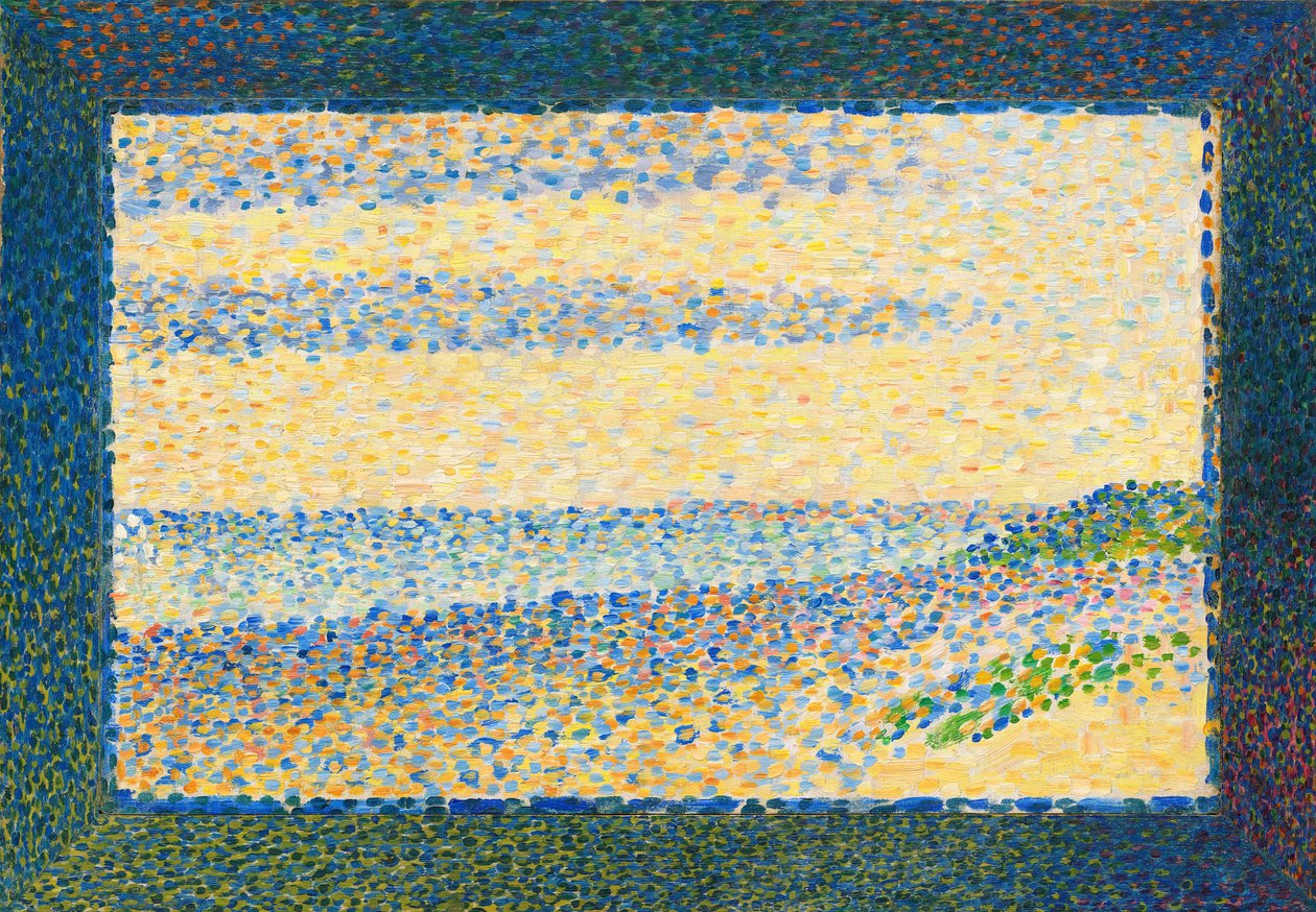 Havlandskap (gravlinjer) av Georges Seurat