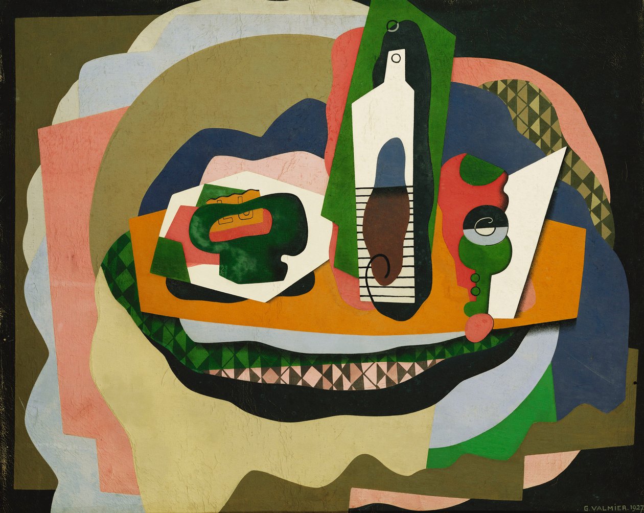 Stilleben; Nature Morte, 1927 av Georges Valmier