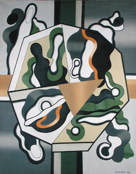 De fem sansene, 1931 av Georges Valmier