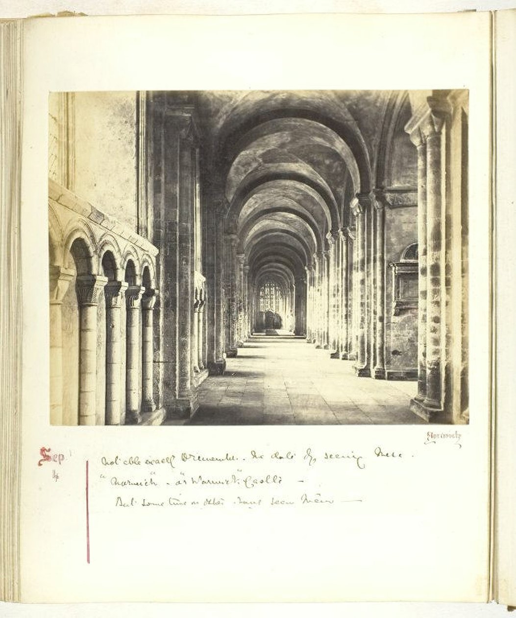 Uten tittel [klostre], 1868. av Georgina Cowper