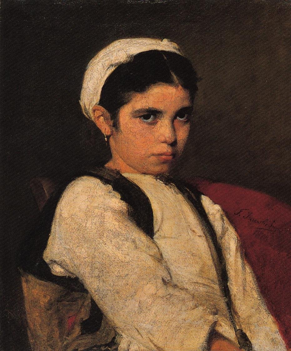 Jente fra Megara av Georgios Jakobides