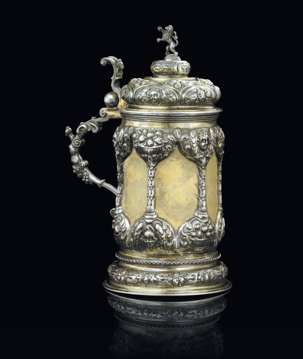 Tankard, Brasso, ca. 1700 av Georgius III Olescher