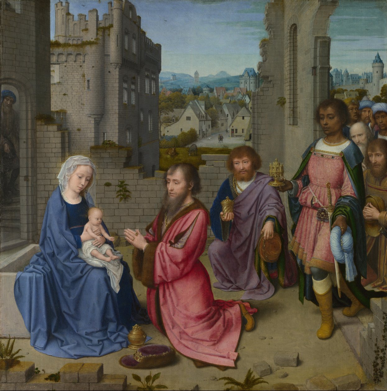 Tilbedelse av kongene av Gerard David