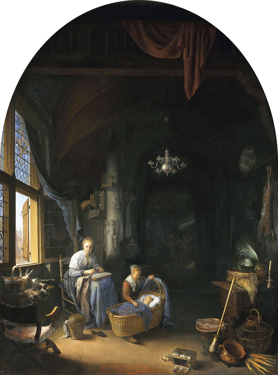 Den unge moren av Gerrit Dou