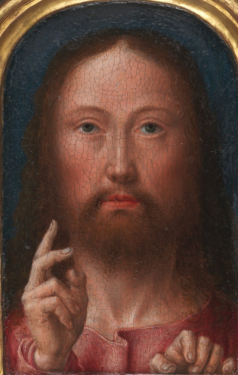 Kristus velsignelse, ca. 1500-1505. av Gerard David