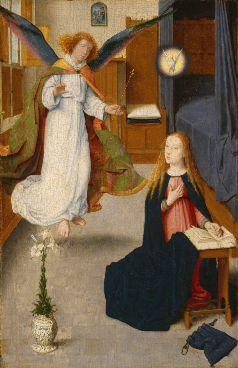 Bebudelsen, ca. 1490 (olje på eikepanel) av Gerard David