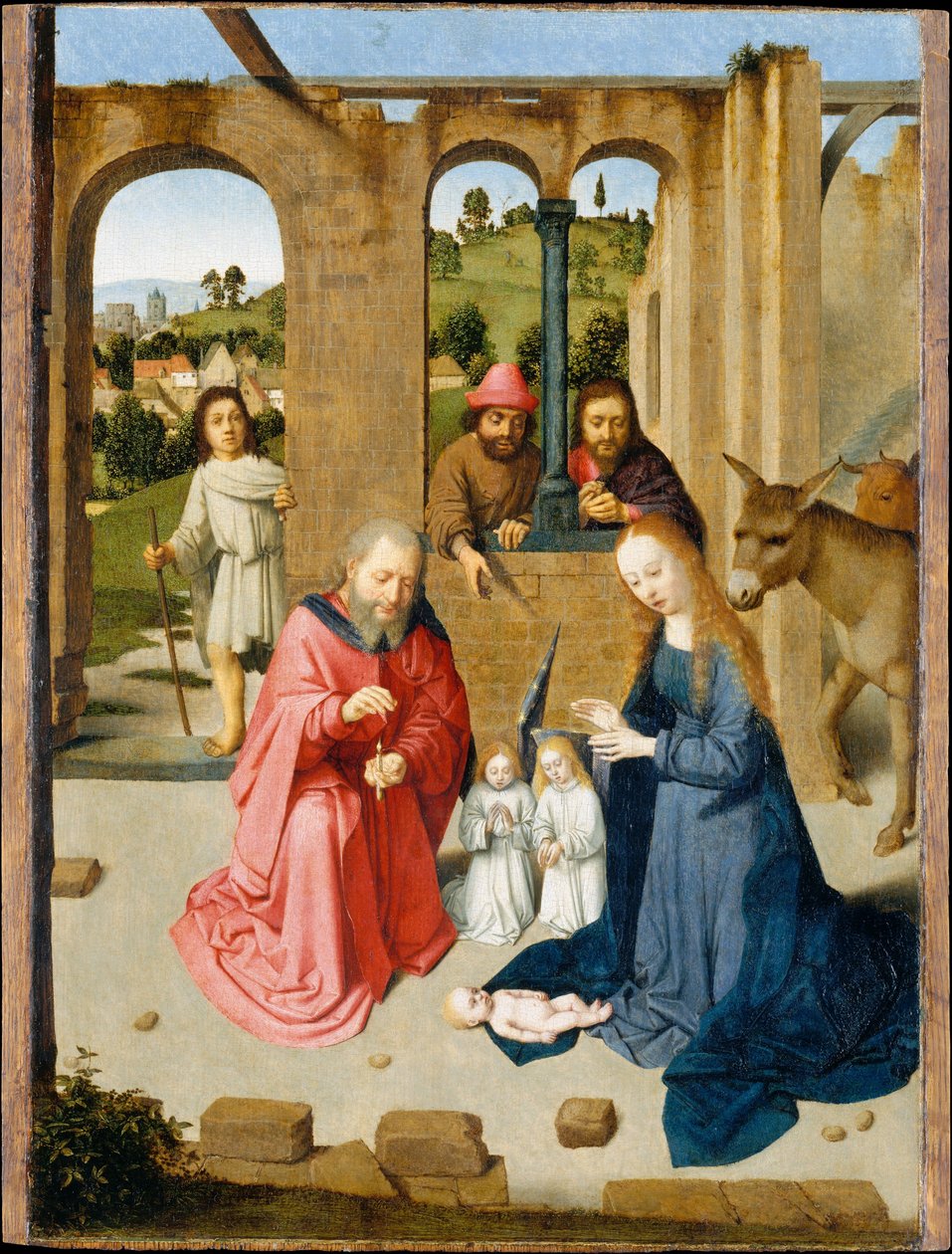 Fødselen, tidlig på 1480-tallet. av Gerard David