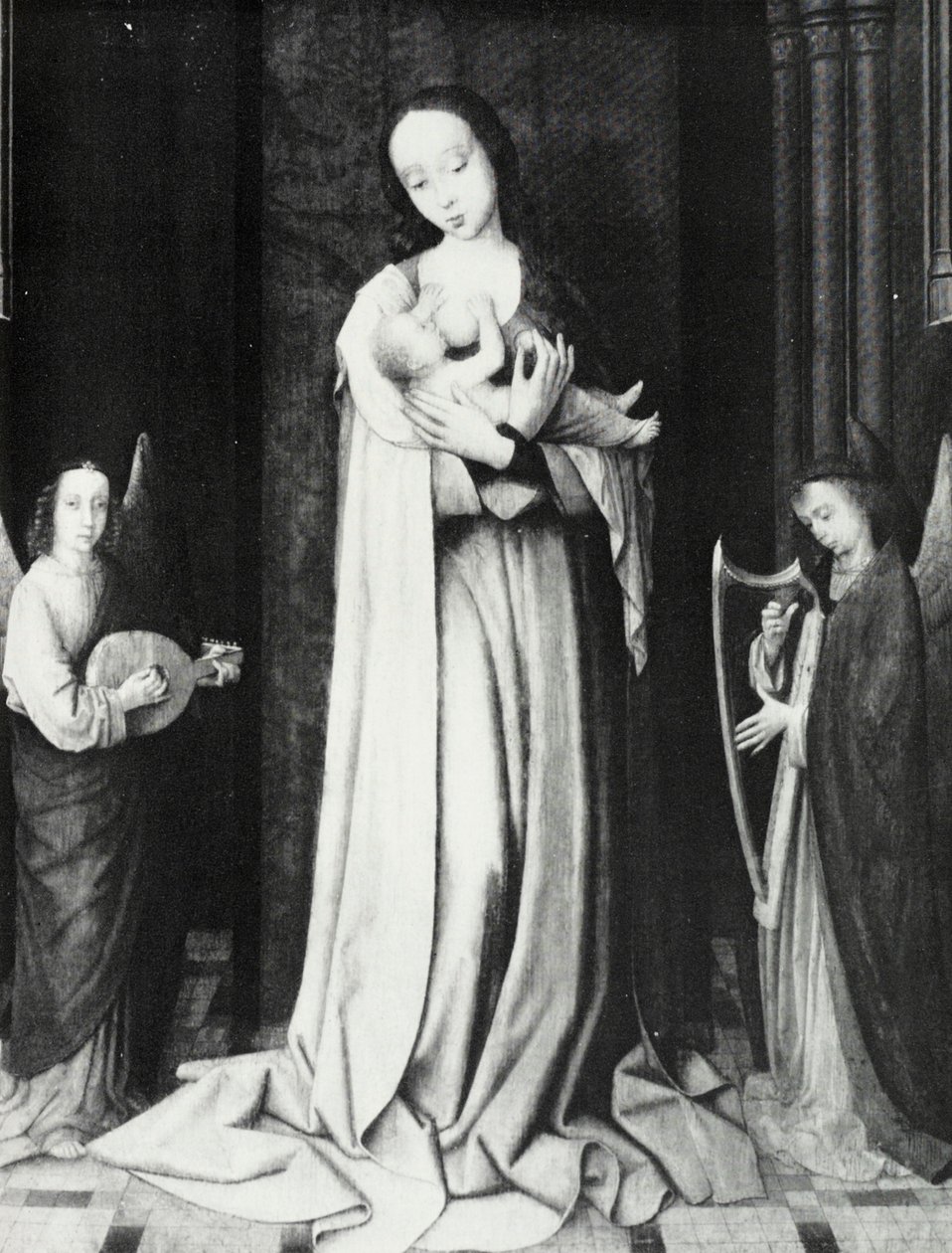 Jomfru i Apsis av Gerard David