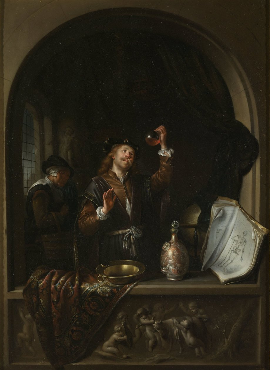 Legen av Gerard Dou (copy after)