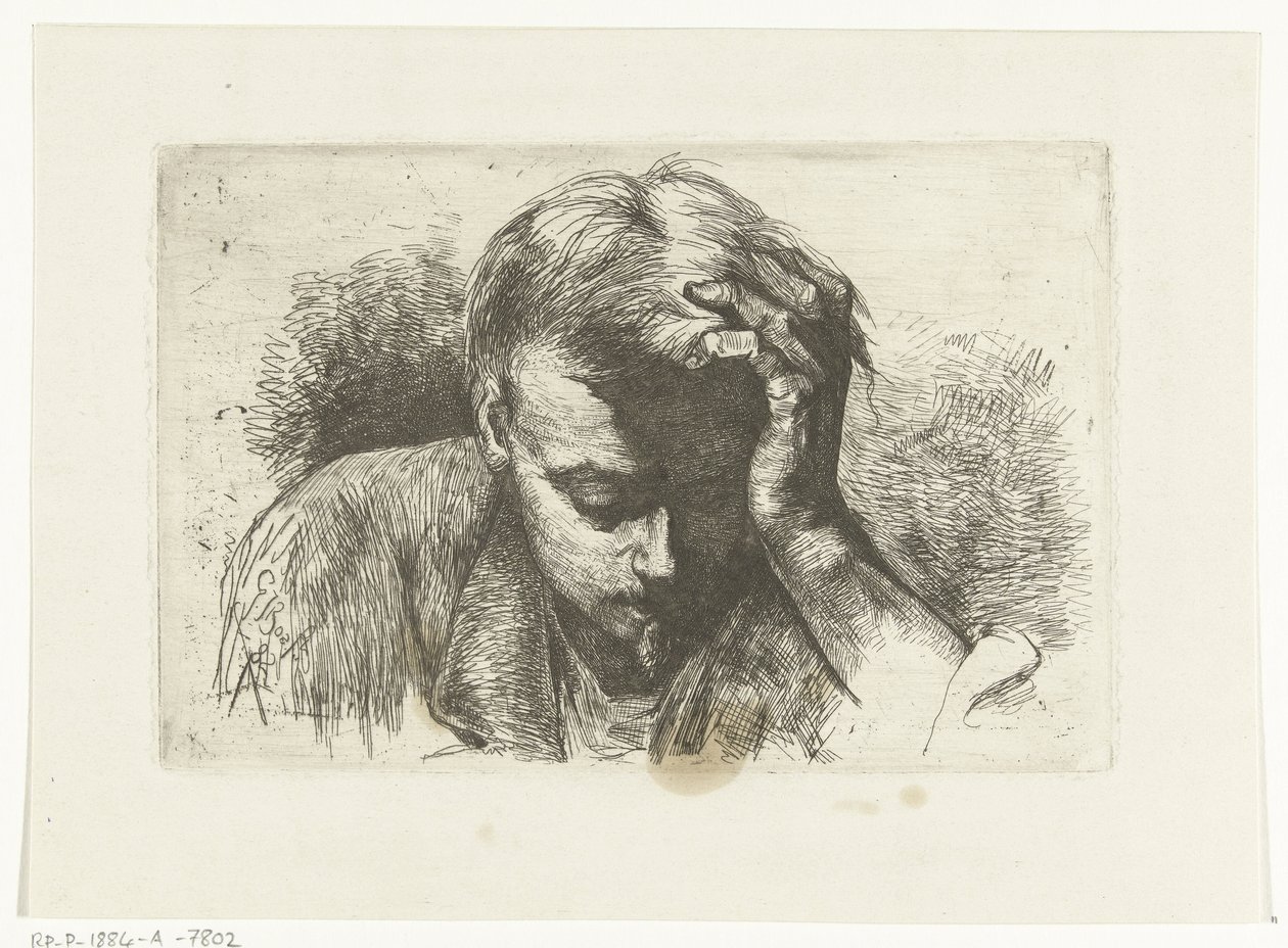 Selvportrett av Gerard Jan Bos