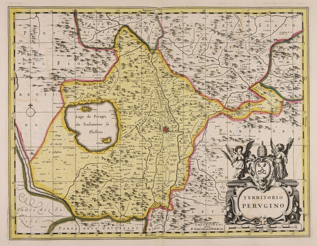 Perugisk territorium av Gerard Valck