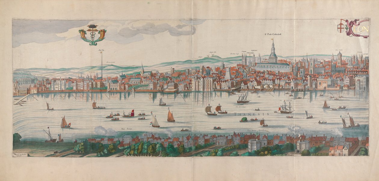 London, panoramautsikt av Gerard van Keulen