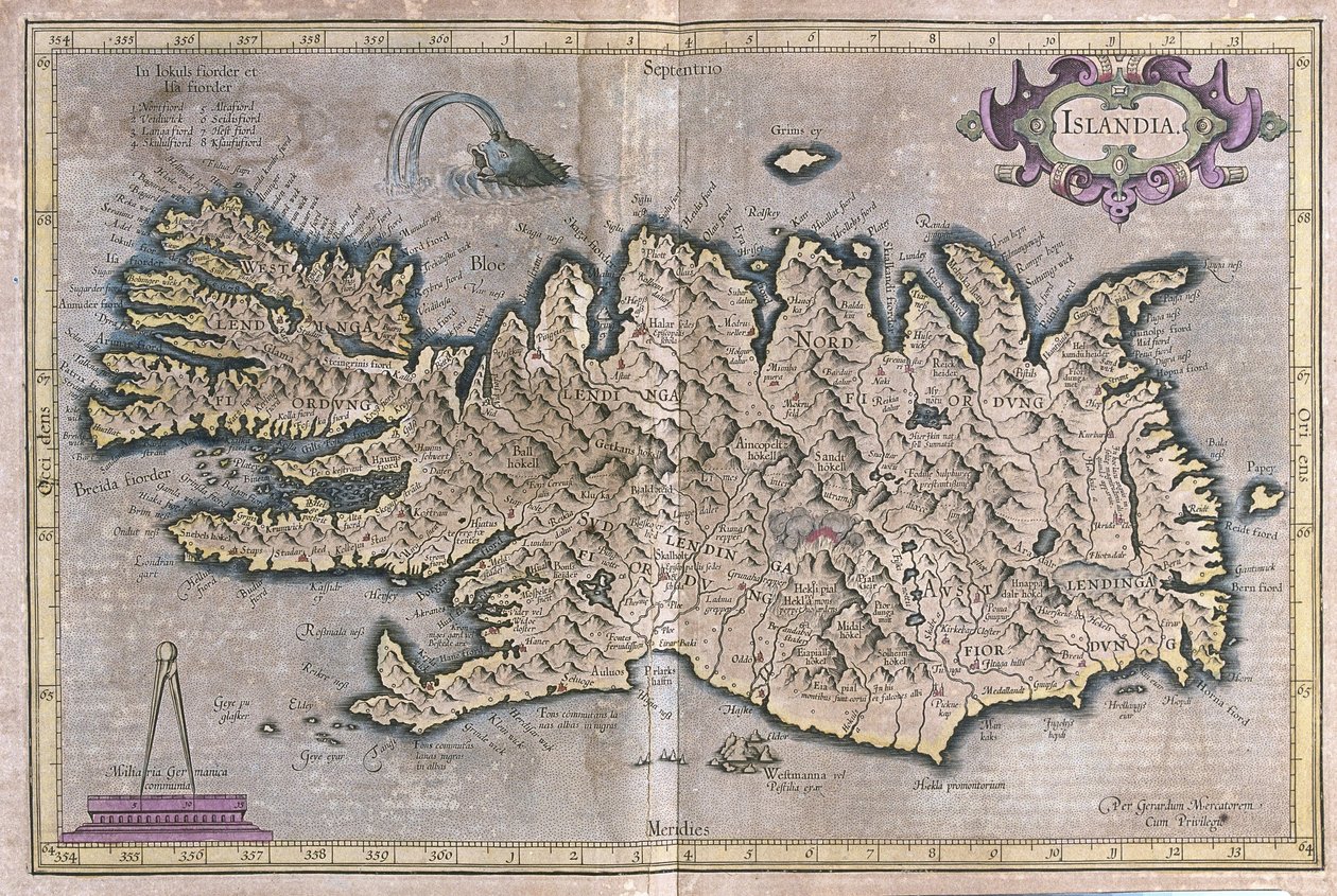 Island av Gerardus Mercator