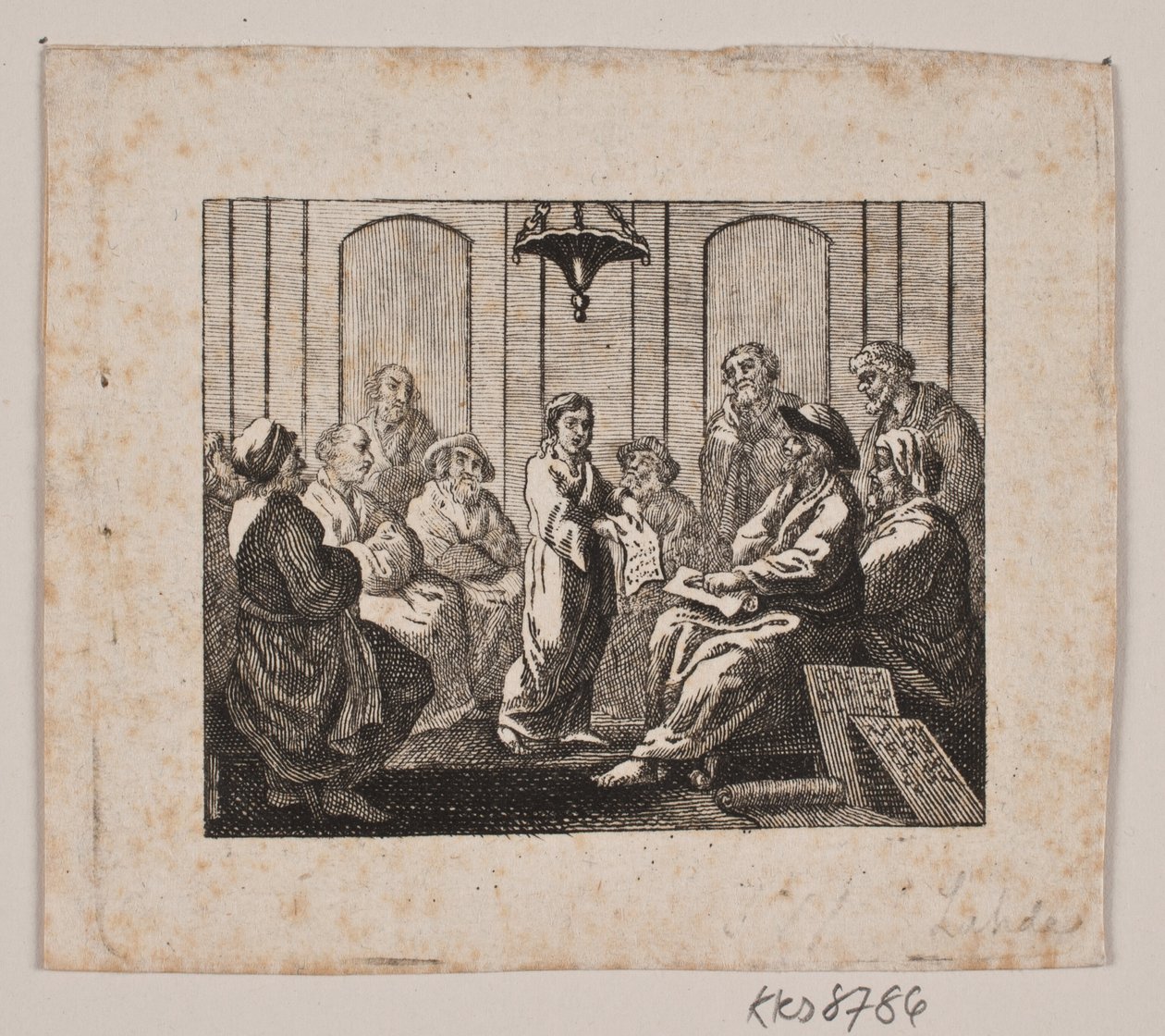 Kristus i templet av Gerhard Ludvig Lahde