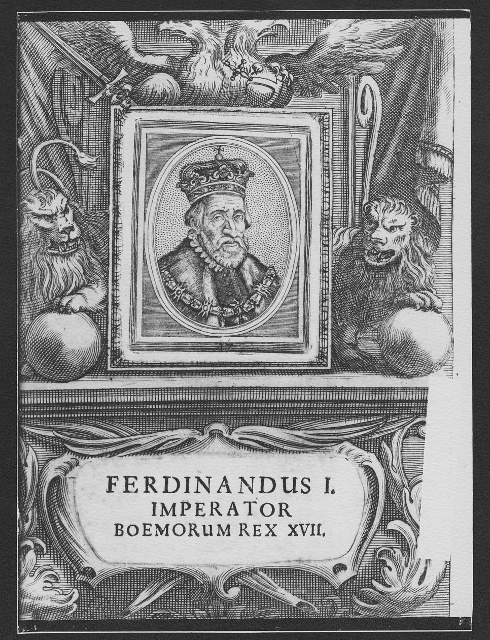 Keiser Ferdinand I (1793-1875), konge av Böhmen av German School