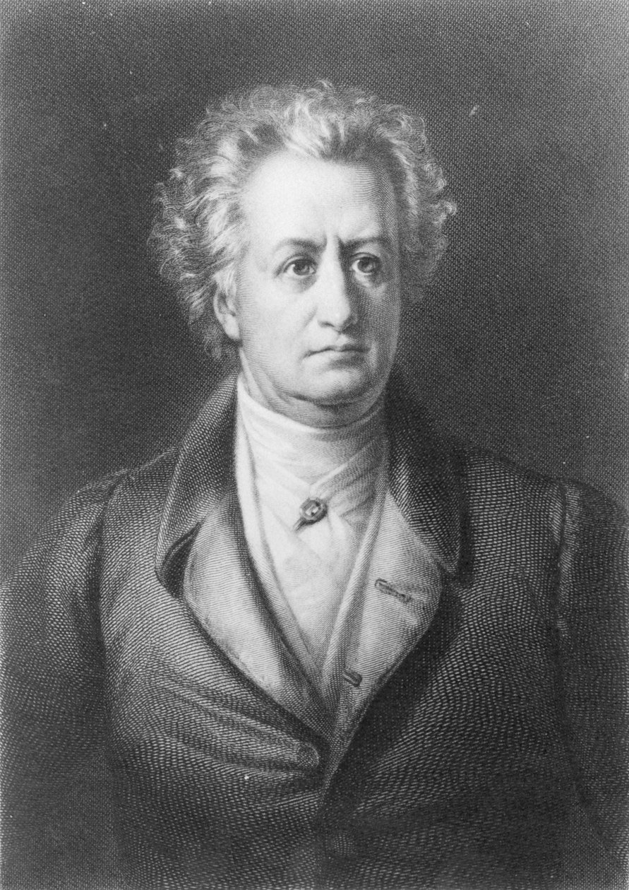 Johann Wolfgang Goethe (1749-1831) av German School