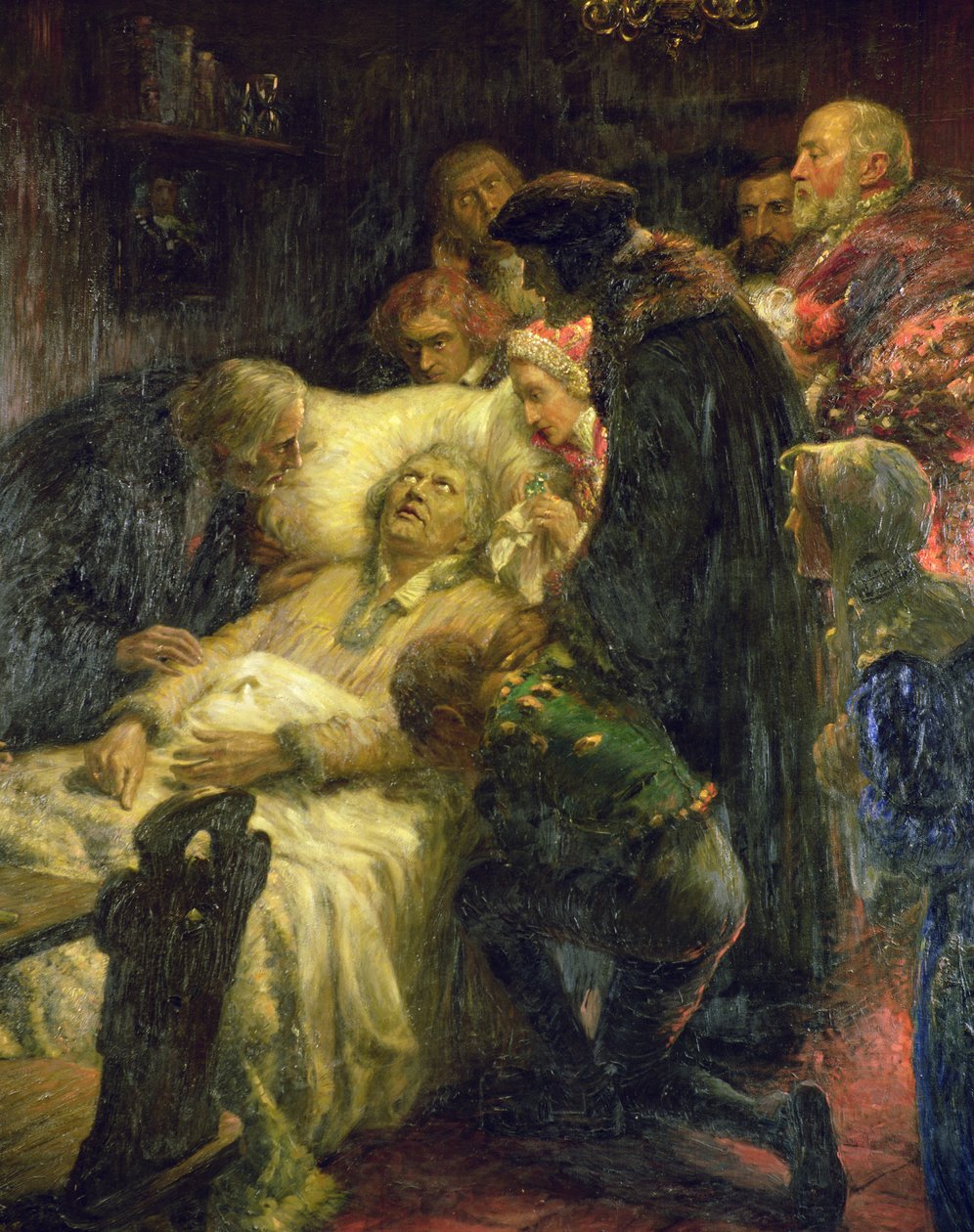 Luther dødsscene av German School