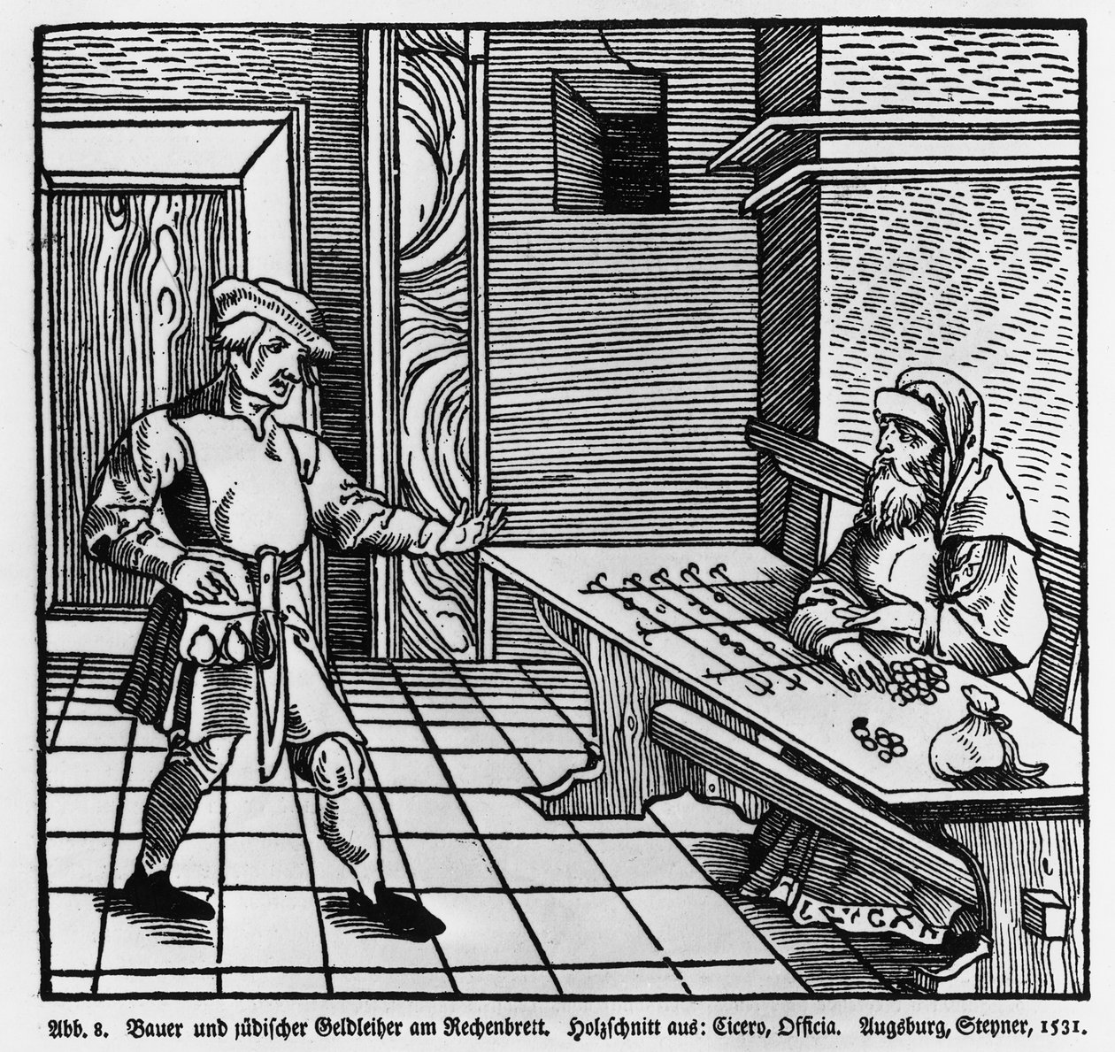 Pengeutlåner, 1531 av German School