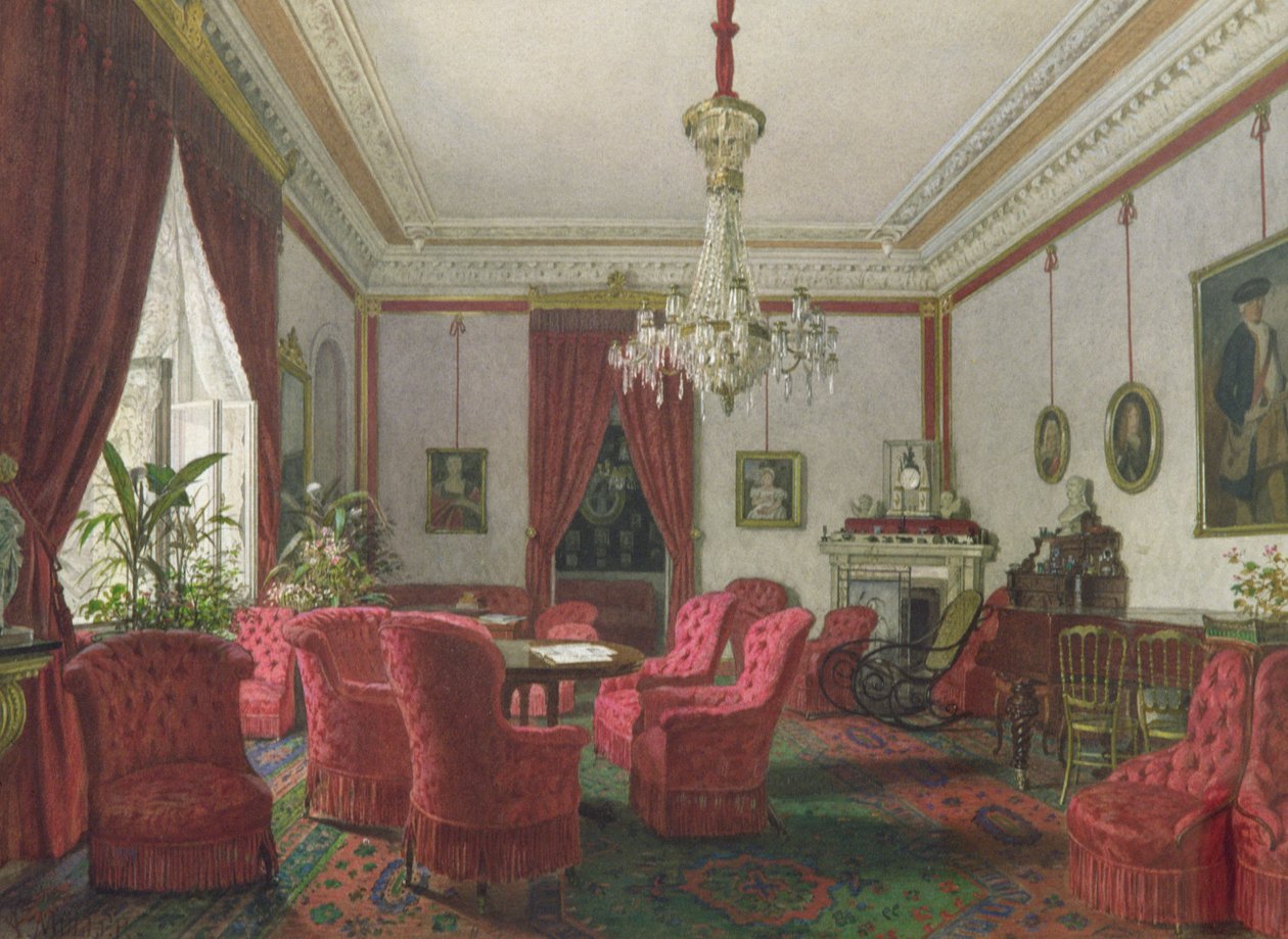 Mottaksrom i Berlin Reich Chancellors Palace av German School