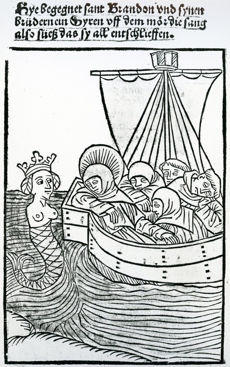 St. Brendan and the Siren, illustrasjon fra 