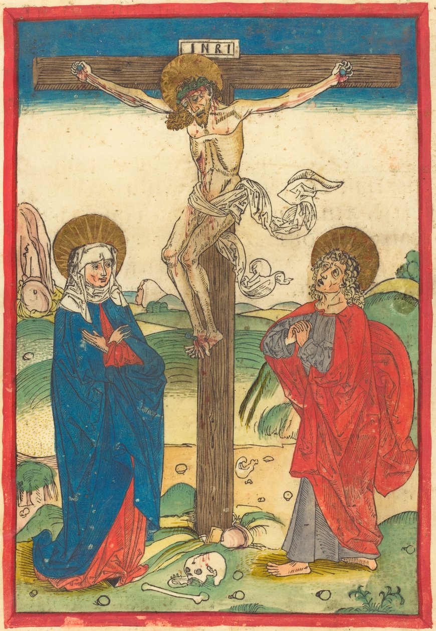Kristus på korset av German 15th Century