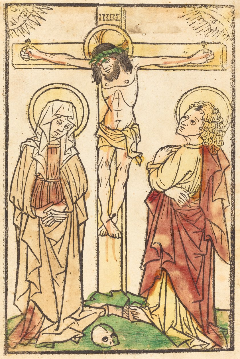 Kristus på korset av German 15th Century