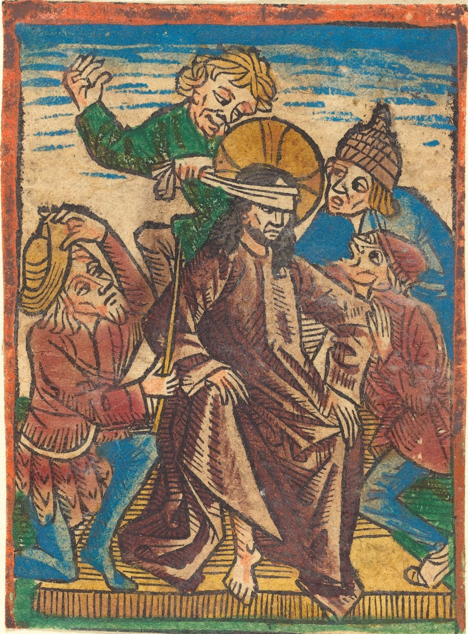 Hån mot Kristus av German 15th Century