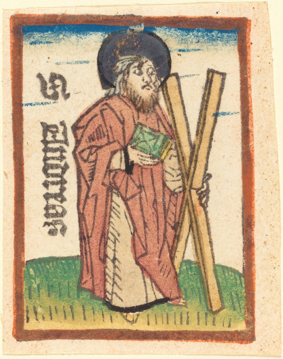Saint Andrew av German 15th Century