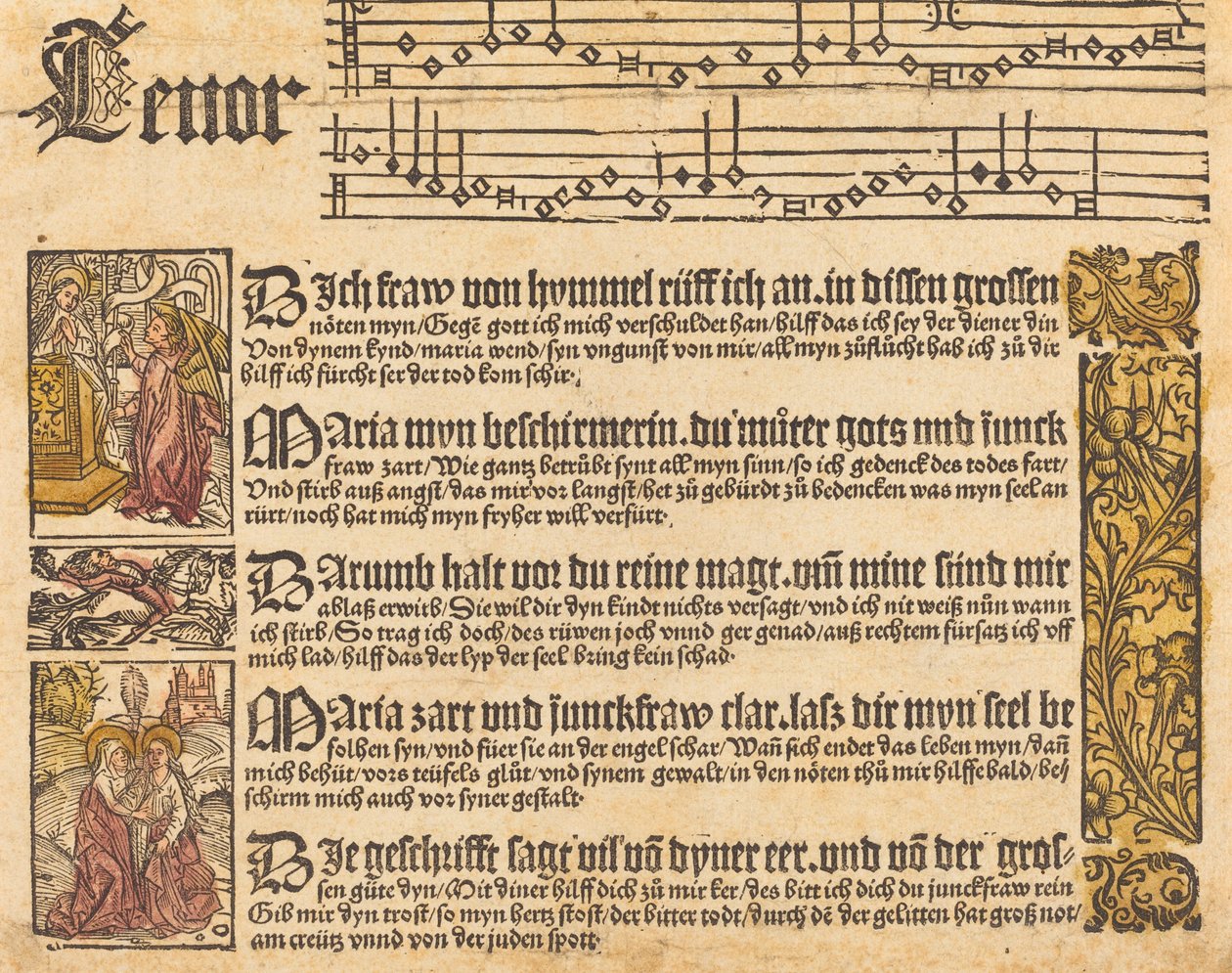 Sang til jomfruen av German 15th Century