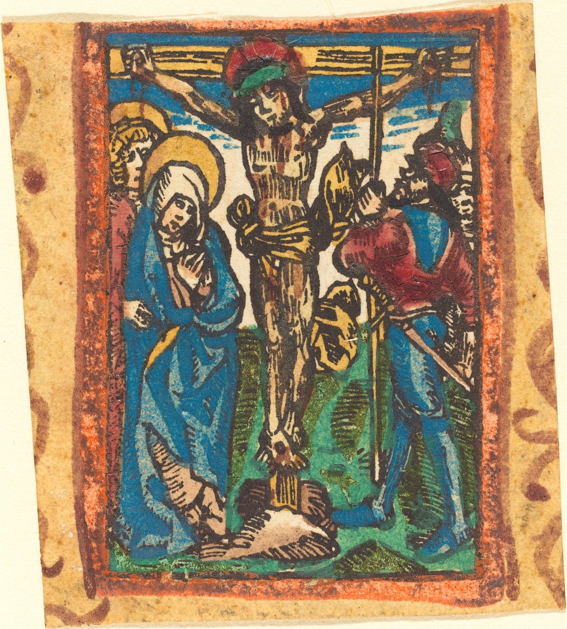 Korsfestelsen av German 15th Century